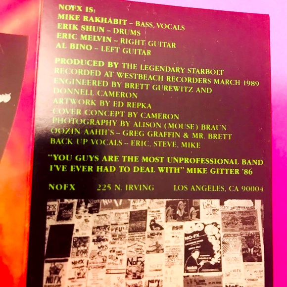 NOFX S & M Airlines cassette - Picture 7 of 12